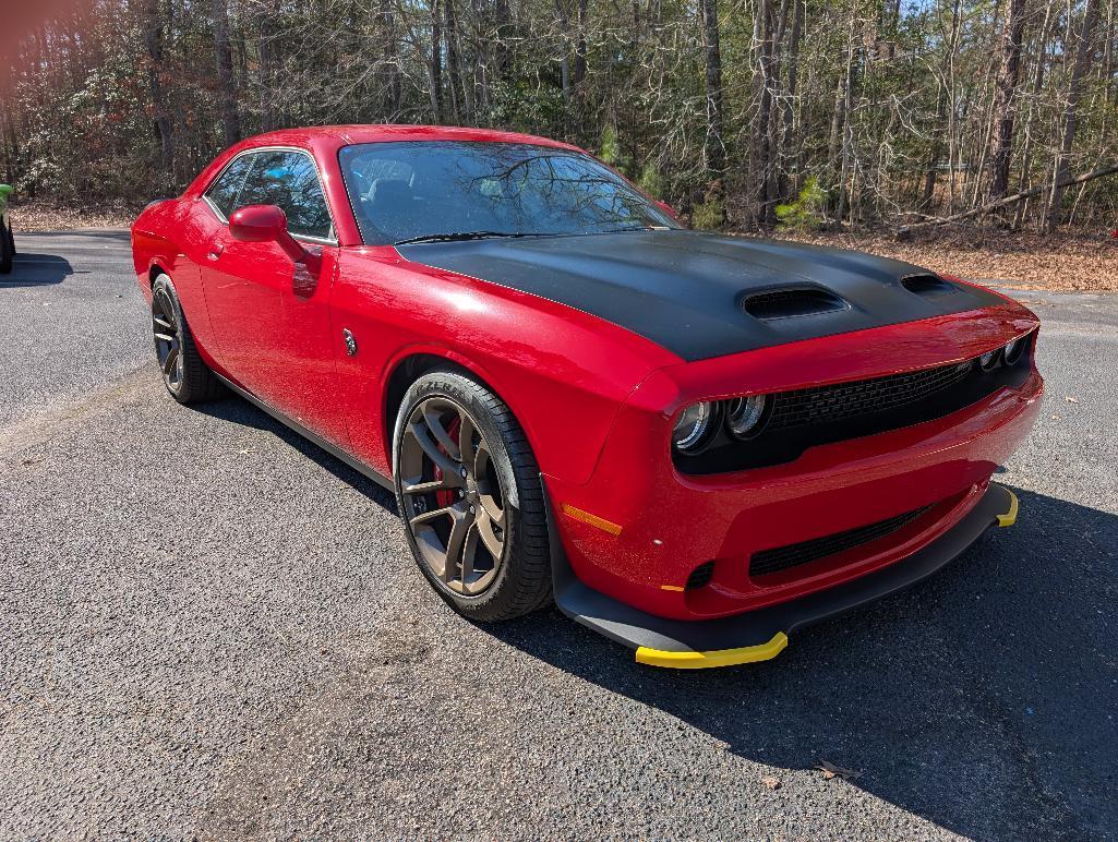 2022 Dodge Challenger Redeye Hellcat - Tor Red, Matte Black Hood & Trim, 516 Miles, VIN: