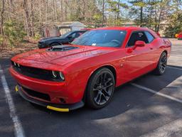 2023 Dodge Challenger 6- Speed Scat Pac - Go Mango with Shaker Hood, 1114 Miles, VIN: