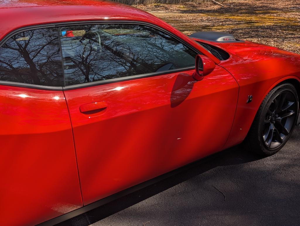 2023 Dodge Challenger 6- Speed Scat Pac - Go Mango with Shaker Hood, 1114 Miles, VIN: