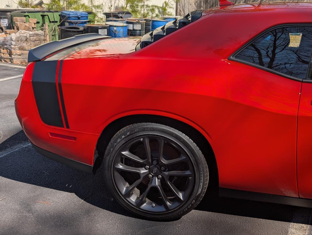 2023 Dodge Challenger 6- Speed Scat Pac - Go Mango with Shaker Hood, 1114 Miles, VIN: