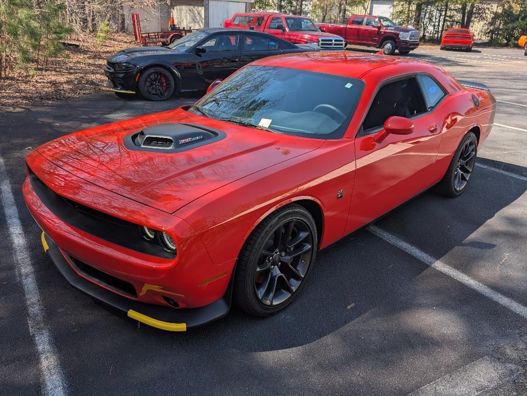 2023 Dodge Challenger 6- Speed Scat Pac - Go Mango with Shaker Hood, 1114 Miles, VIN: