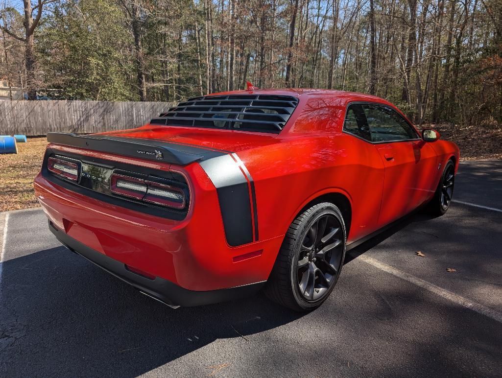2023 Dodge Challenger 6- Speed Scat Pac - Go Mango with Shaker Hood, 1114 Miles, VIN: