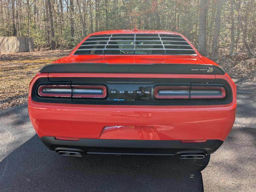 2023 Dodge Challenger 6- Speed Scat Pac - Go Mango with Shaker Hood, 1114 Miles, VIN: