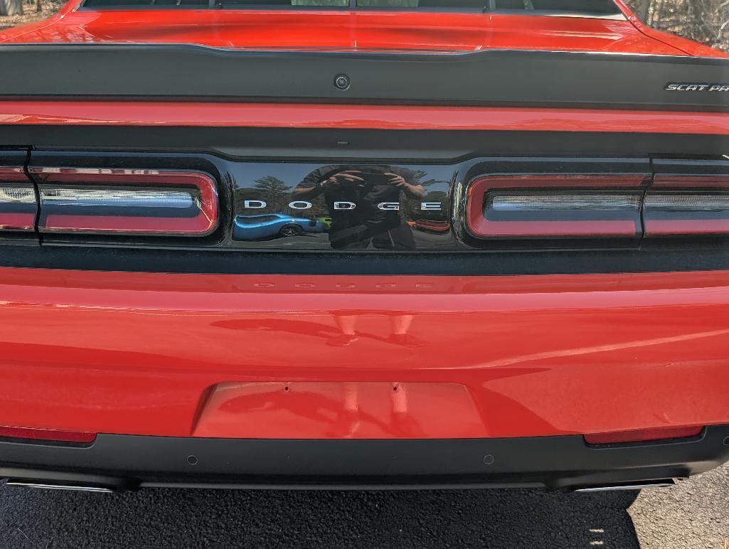 2023 Dodge Challenger 6- Speed Scat Pac - Go Mango with Shaker Hood, 1114 Miles, VIN: