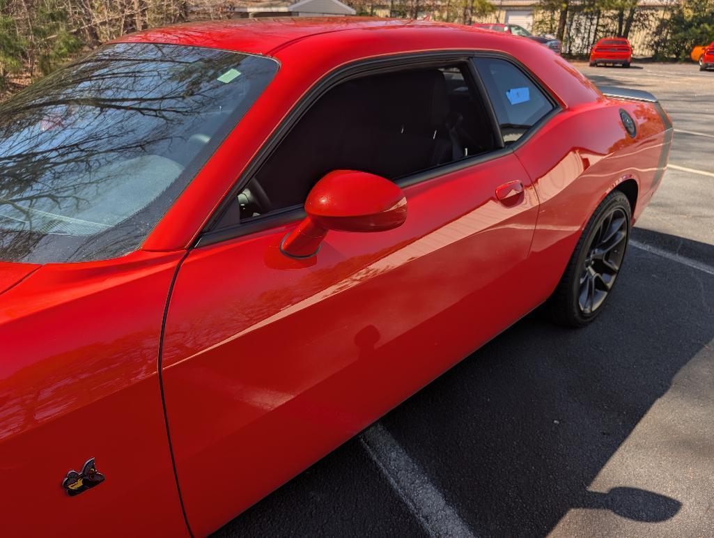 2023 Dodge Challenger 6- Speed Scat Pac - Go Mango with Shaker Hood, 1114 Miles, VIN: