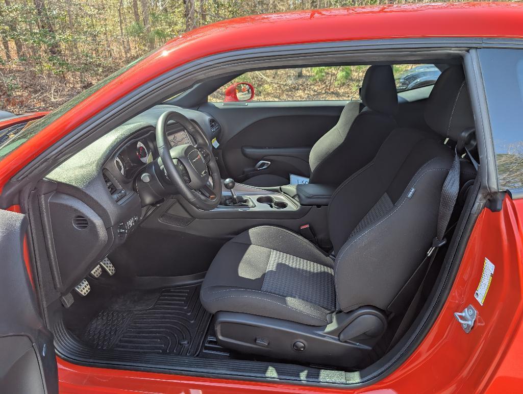 2023 Dodge Challenger 6- Speed Scat Pac - Go Mango with Shaker Hood, 1114 Miles, VIN: