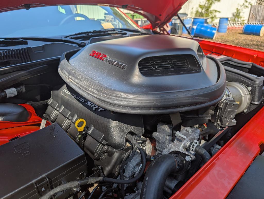 2023 Dodge Challenger 6- Speed Scat Pac - Go Mango with Shaker Hood, 1114 Miles, VIN: