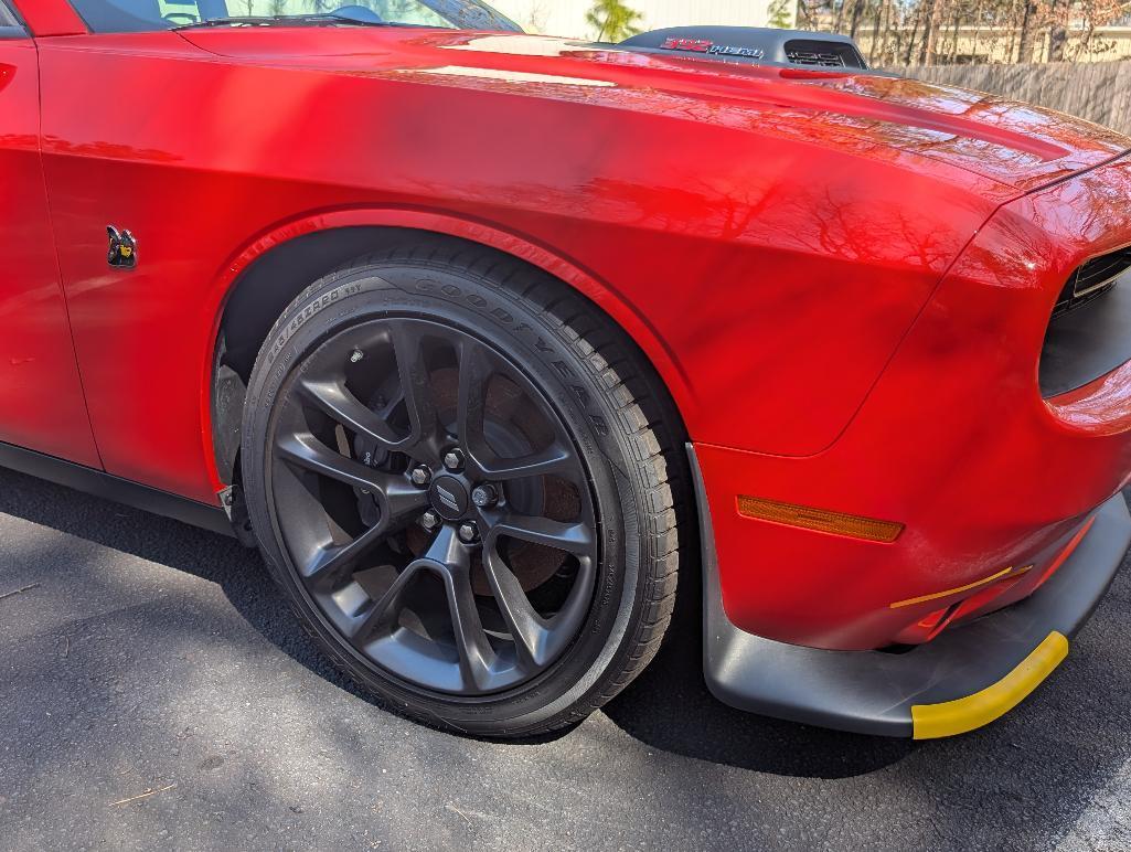 2023 Dodge Challenger 6- Speed Scat Pac - Go Mango with Shaker Hood, 1114 Miles, VIN: