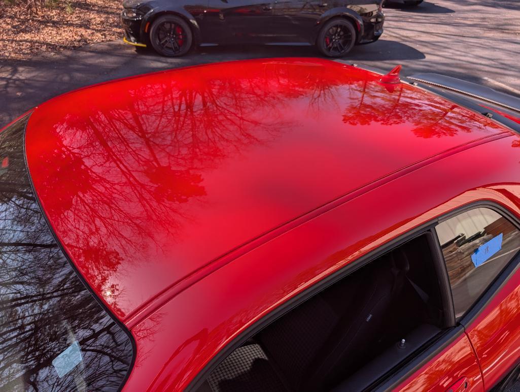 2023 Dodge Challenger 6- Speed Scat Pac - Go Mango with Shaker Hood, 1114 Miles, VIN: