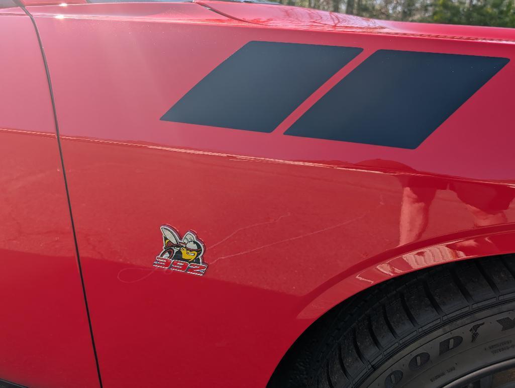 2023 Dodge Challenger R/T Scat Pac - Tor Red, 6- Speed, VIN: 2C3CDZFJXPH665603, 90 Miles.