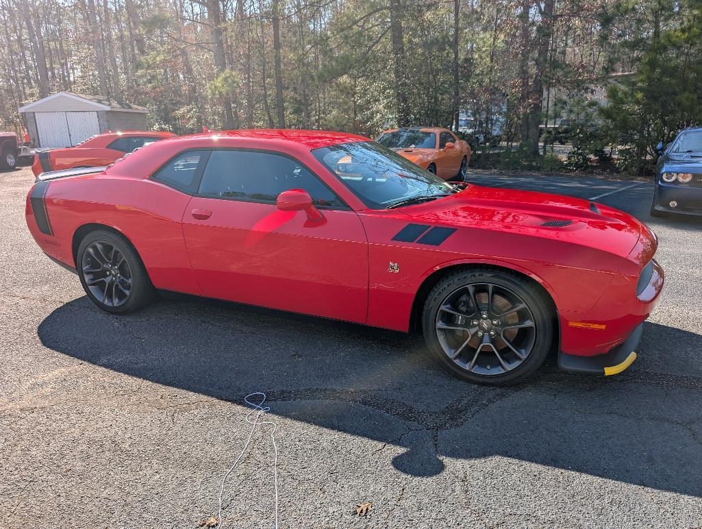2023 Dodge Challenger R/T Scat Pac - Tor Red, 6- Speed, VIN: 2C3CDZFJXPH665603, 90 Miles.