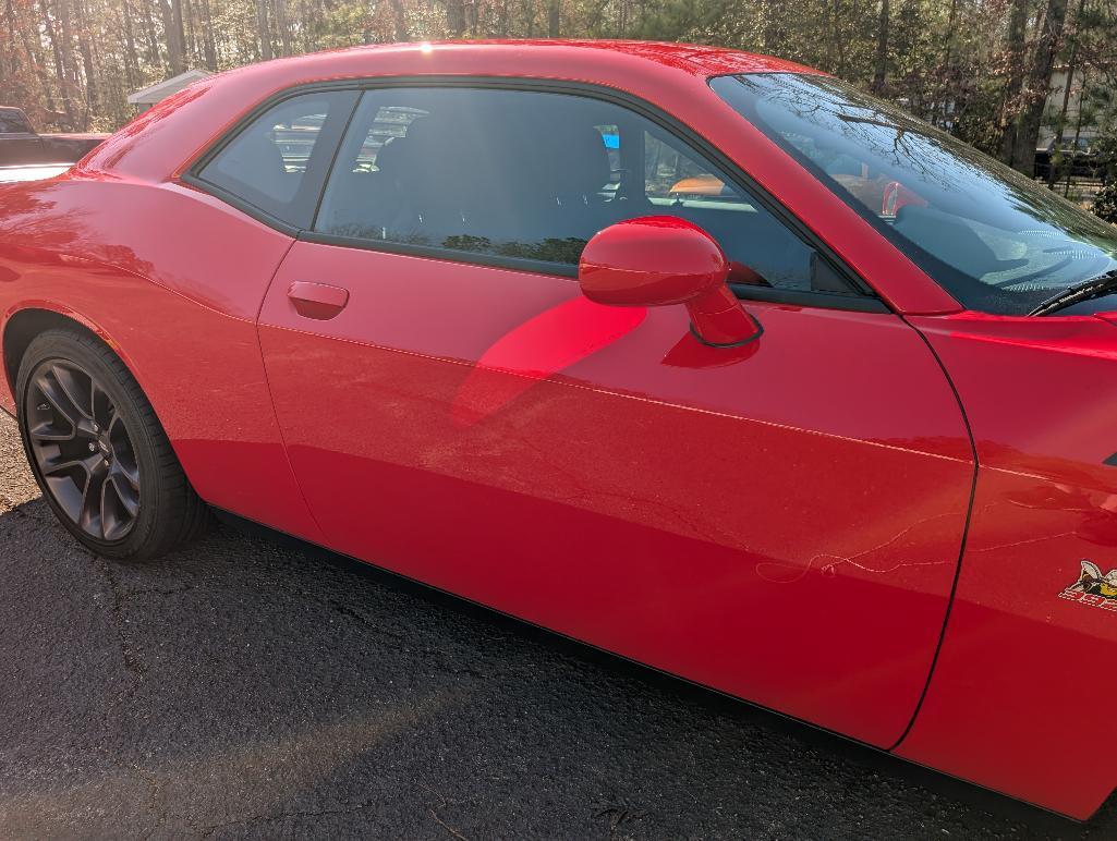 2023 Dodge Challenger R/T Scat Pac - Tor Red, 6- Speed, VIN: 2C3CDZFJXPH665603, 90 Miles.