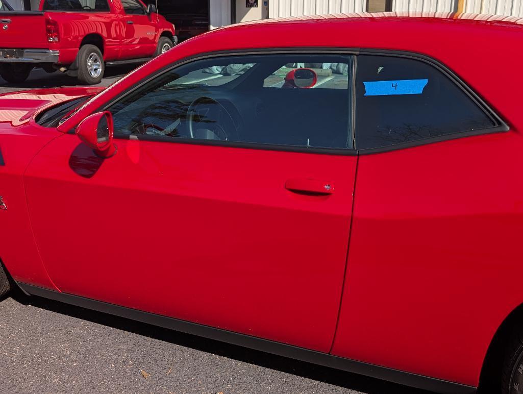 2023 Dodge Challenger R/T Scat Pac - Tor Red, 6- Speed, VIN: 2C3CDZFJXPH665603, 90 Miles.