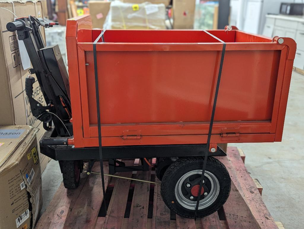ELECTRIC WHEEL BARROW TRANSPORTER POWER BARROW MINI DUMPER