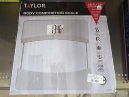 Taylor Body Composition Scale with Opened Box