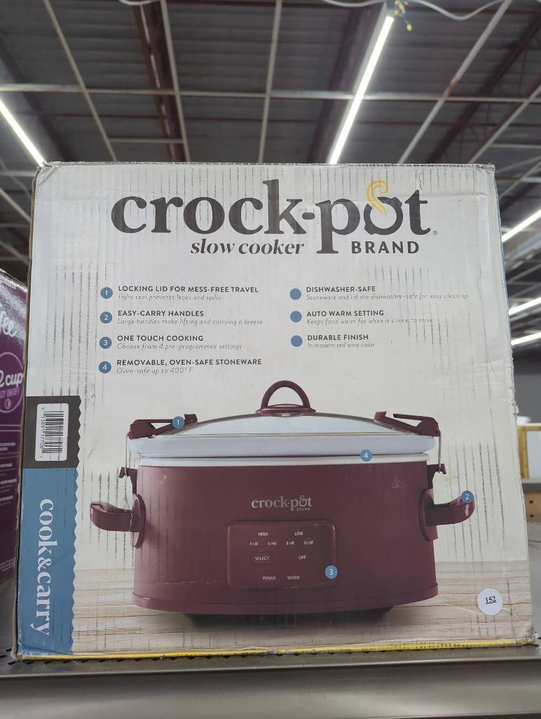 Crock-Pot Cook & Carry Slow Cooker, New in Open Box