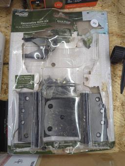 National Hardware Decorative Gate Kit in Black Finish
