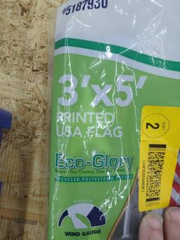 3x5 Printed USA Flag in Original Packaging