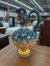 Turkish Handmade Hand Painted Ceramic Pitcher
