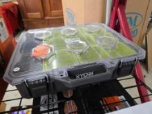 Ryobi Plastic Storage Organizer with Transparent Lid