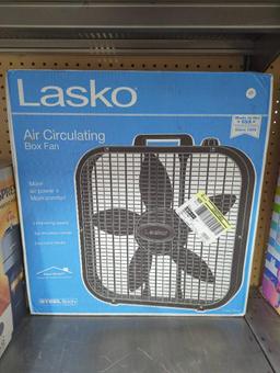 Lasko Air Circulating Box Fan with Steel Body