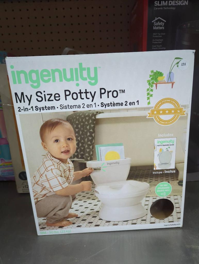 Ingenuity My Size Potty Pro 2-in-1 System, Open Box