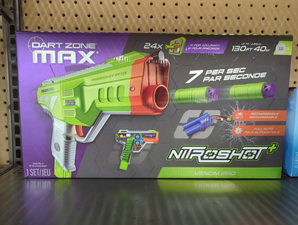 Dart Zone Max Nitros Hot+ Venom Pro Blaster