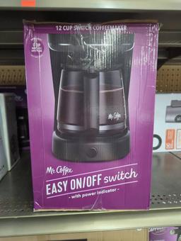 Mr. Coffee 12-Cup Switch Coffee Maker in Open Box