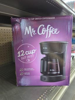 Mr. Coffee 12-Cup Switch Coffee Maker in Open Box