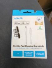Anker 3ft Bio-Braided USB-C to Lightning Cable