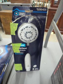 Project Source Handheld Showerhead in White Finish, Model #5285425