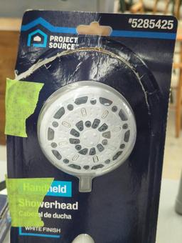 Project Source Handheld Showerhead in White Finish, Model #5285425