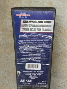 Marshalltown Heavy Duty Dual Floor Scraper, 5-Inch Blade