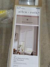 Allen + Roth Faux Wood Room Darkening Cordless Blind, 34 in x 64 in