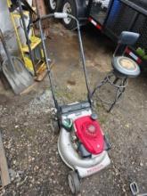 Honda HRR216K9VKAA Push Mower with Missing Wheel and Stuck Pull Start
