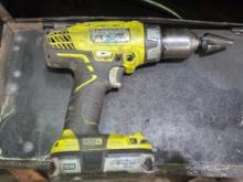Ryobi P214 18V Cordless Drill with Step Drill Bit