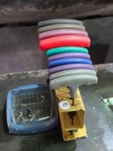 Handled Hex Key Tools and Screwdriver Bit Set in Plastic Case