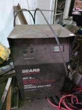 Sears 40/2 Amp Manual Battery Charger and 200 Amp Engine Starter