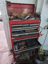 Craftsman Red Metal Tool Cabinet with Multiple Drawers