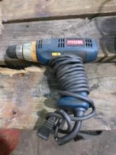 Ryobi Corded Electric Drill with Removed Model Number