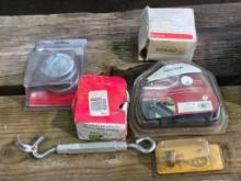 Lot with Assorted Household Hardware Items