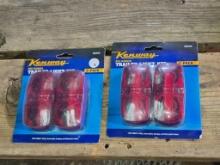 Kenway 12V Marker Clearance Trailer Lights, Red Lens, Pack of 2