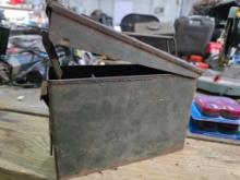 Metal Ammo Can Containing Various Chains