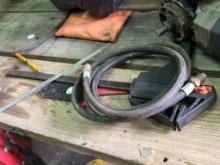 6 Workshop Items Including Hose, File, and Tools