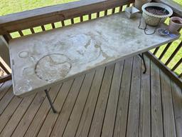 6 Ft. Lifetime Folding Table with Steel Frame