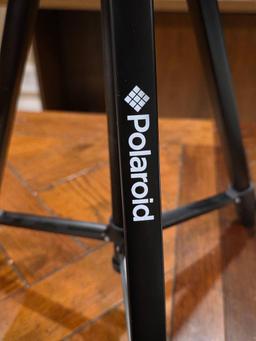 Polaroid Tripod with Adjustable Legs and Mounting Plate