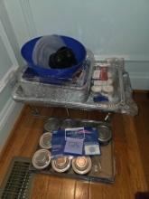 Complete Chafing Dish Set with Stand, Pans, and 6-Hour Fuel