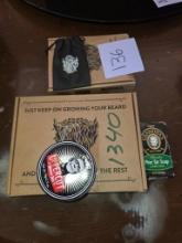 Beard Care Lot with Grooming Products and Accessories