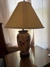 Decorative Table Lamps, 28.5 Inches Tall, Floral Design
