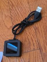 Black USB Charging Dock with Cable for Electronics